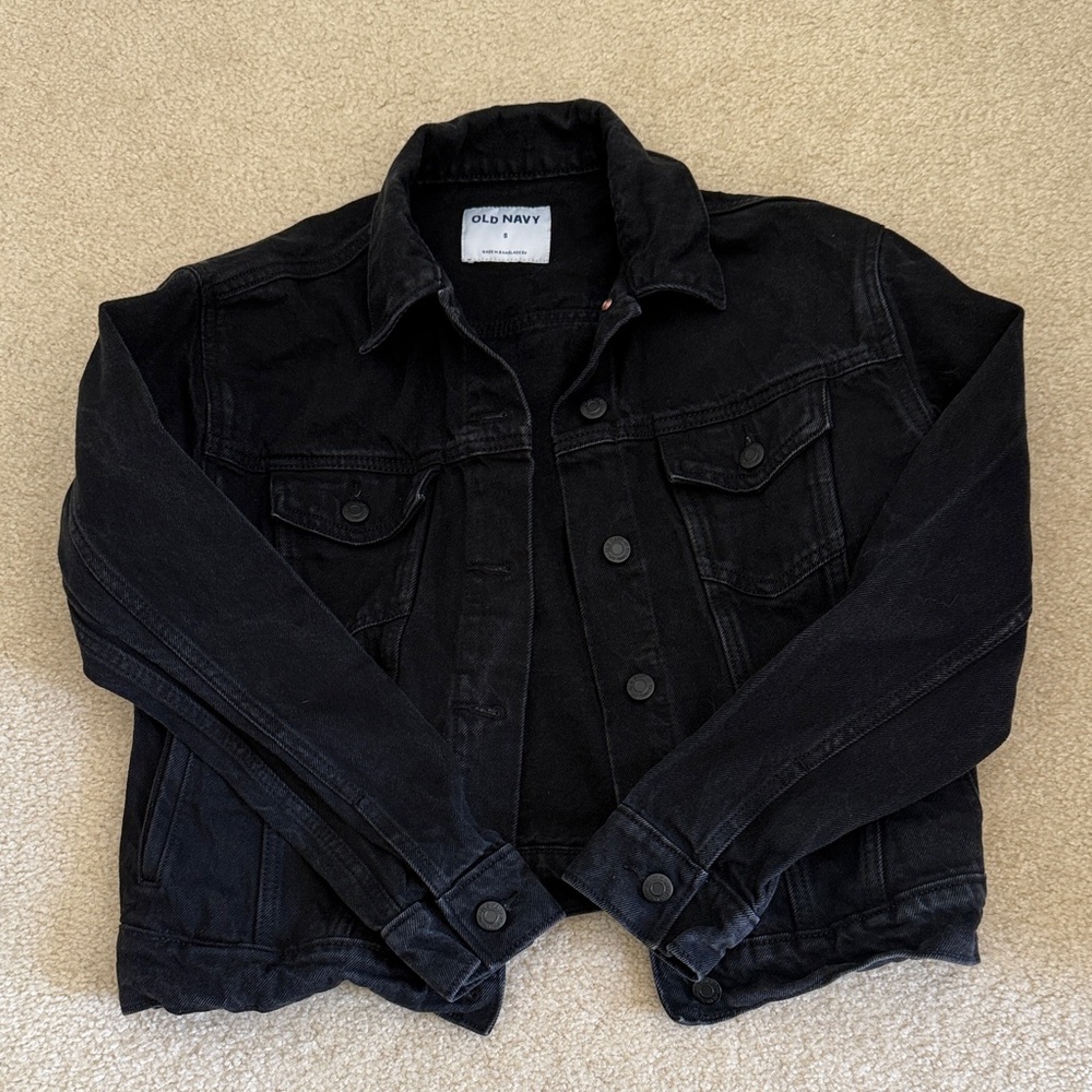 Old Navy Charcoal Denim Jacket